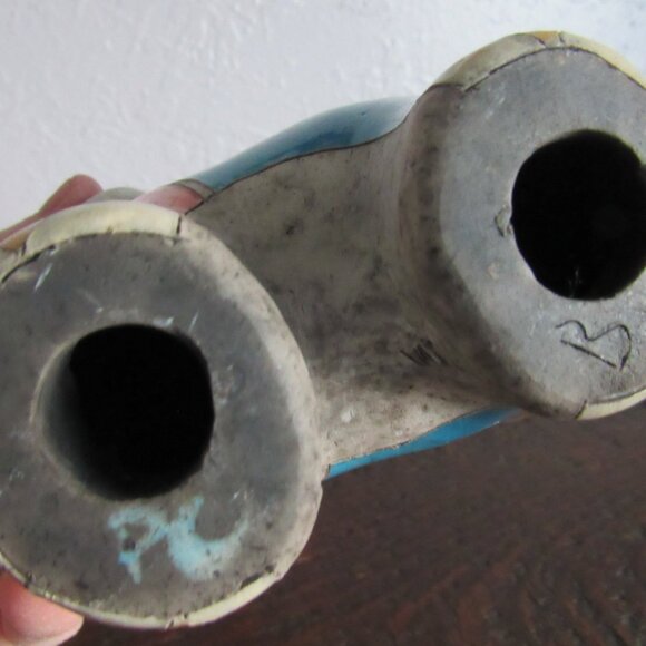 Vintage Raku Elephant Signed - Picture 3 of 5